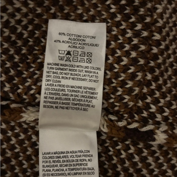 Lucky Brand Aztec Cardigan Womens Size S Prairie Rural Cowboy Southwestern - Picture 6 of 6